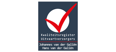 Van der Galiën Uitvaartverzorging V.O.F. is gecertificeerd voor het Kwaliteitsregister Uitvaartverzorgers.